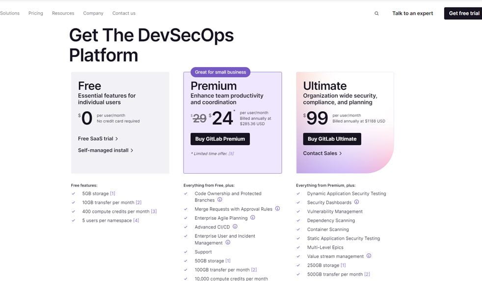 gitlab price